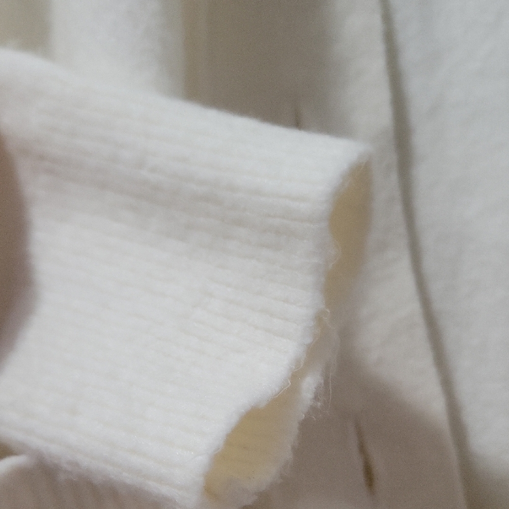 White Button-Up Cardigan - Picture 8 of 8